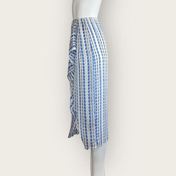 NWT | Misa Los Angeles | Surya Striped Midi Skirt | Scorpio Stripe | XS - Picture 6 of 10